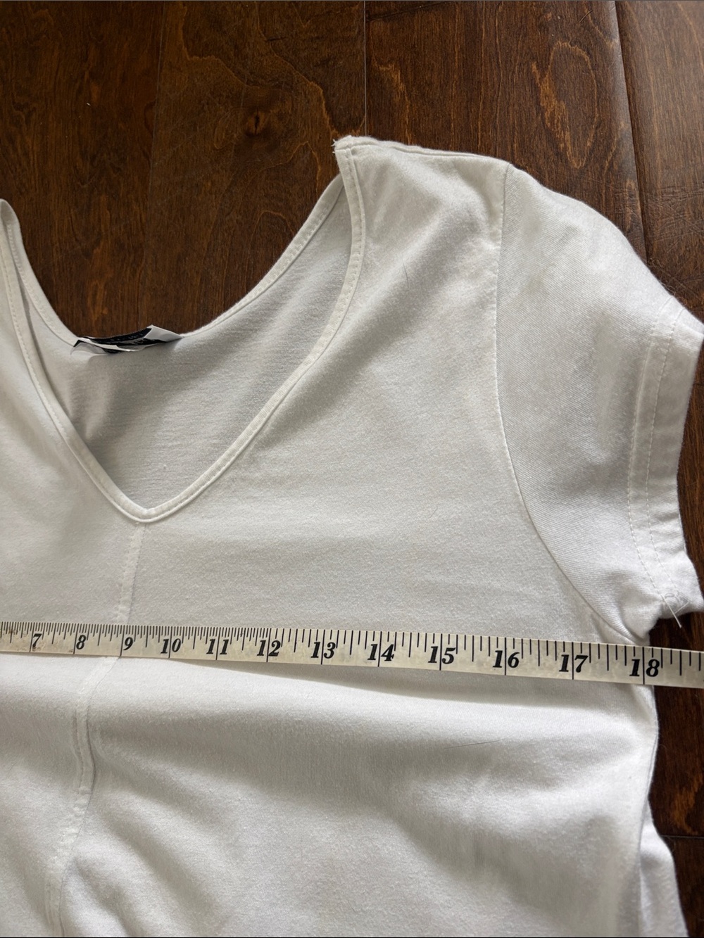 Vintage Metropolitan V-Neck Short Sleeve Tunic Top 100 percent Cotton - Picture 4 of 5